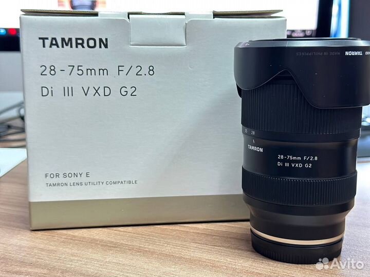 Объектив Tomron 28-75 мм f2.8 на гарантии