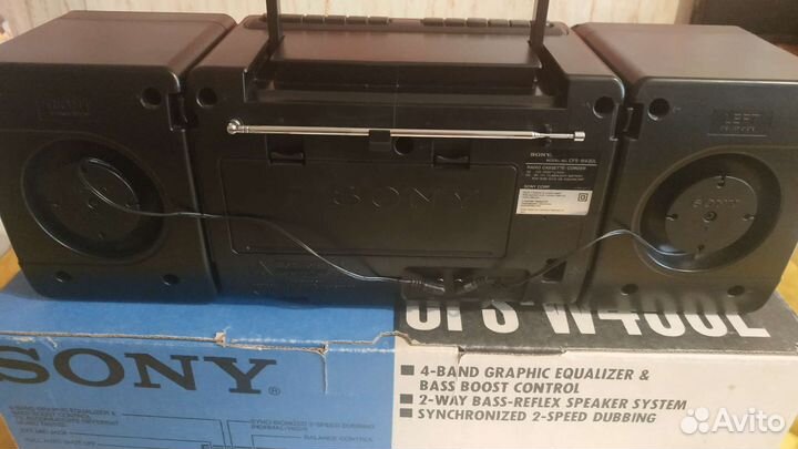 Новая двухкассетная магнитола sony 430L