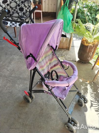 Прогулочная коляска трость бу