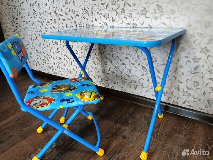 Детский стол и стул с героями из Щенячего патруля