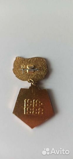 Значок 70 лет Ждв