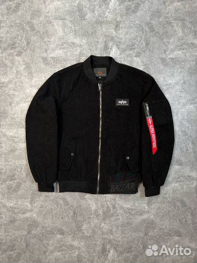 Вельветоый Бомбер Alpha Industries