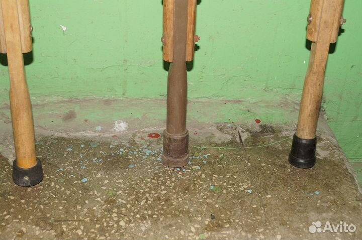 Костыли подмышечные деревянные