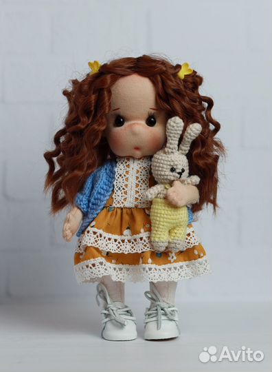 Текстильная интерьерная кукла