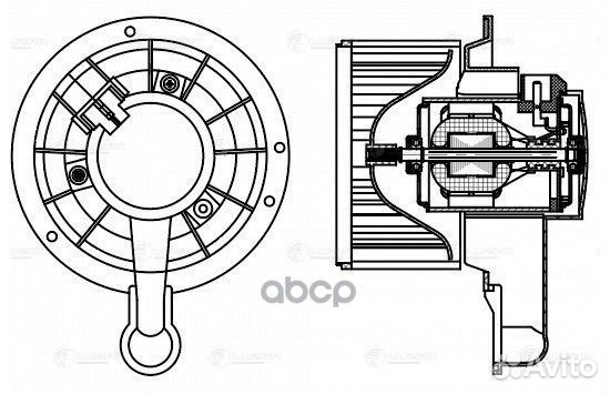 Э/вентилятор отоп. для а/м Ford Explorer (06)