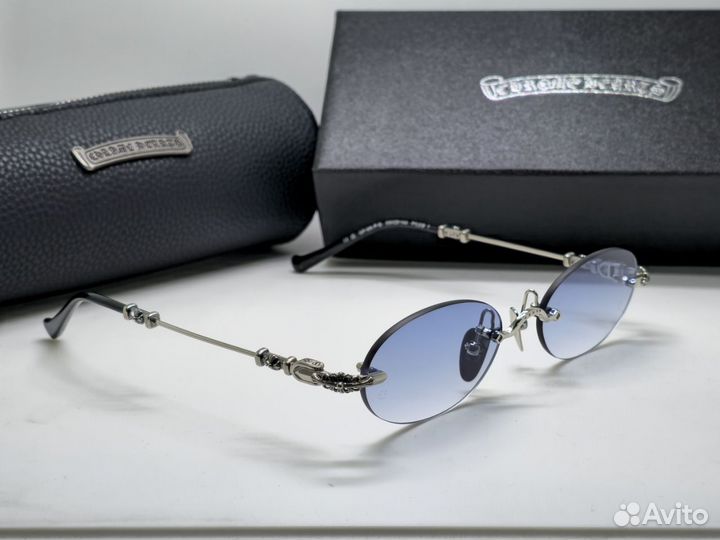 Очки Chrome Hearts Piles 1 голубые