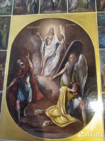 Икона храмовая 19 век (большая)