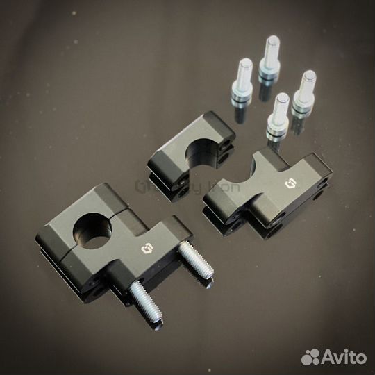 Стойки руля 22 мм со смещением высота 38мм