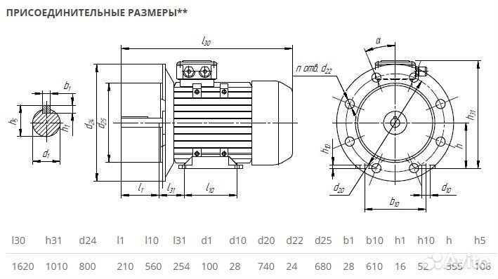 Электродвигатель аир 355мla8 (200кВт-750об) новый