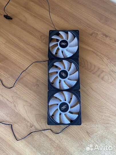 Deepcool вентиляторы корпусные molex, 3 шт