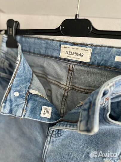 Шорты джинсовые pull and bear