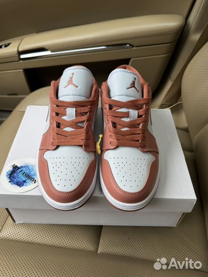 Кроссовки Nike Air Jordan 1 low Sky J Orange