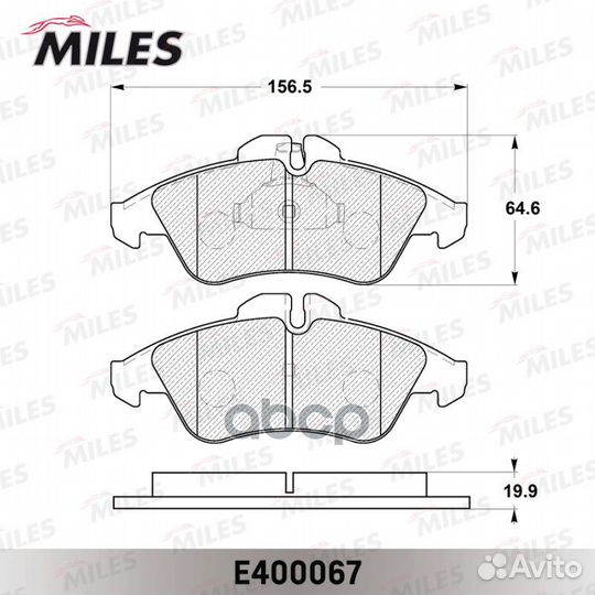 Колодки тормозные MB Sprinter (901-904) 95-06;