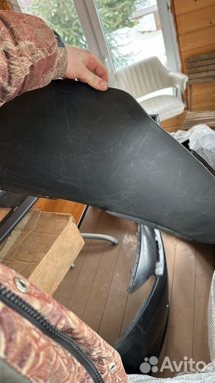 Юбка бампера задняя Kia Sorento 2 XM