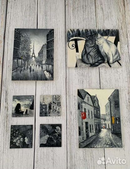 Интерьерные картины. Масло. Холст. Мастихин