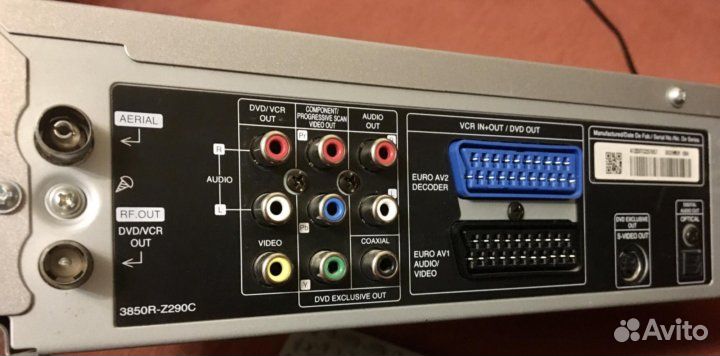 DVD-плеер LG c кассетной декой для видеокассет VHS