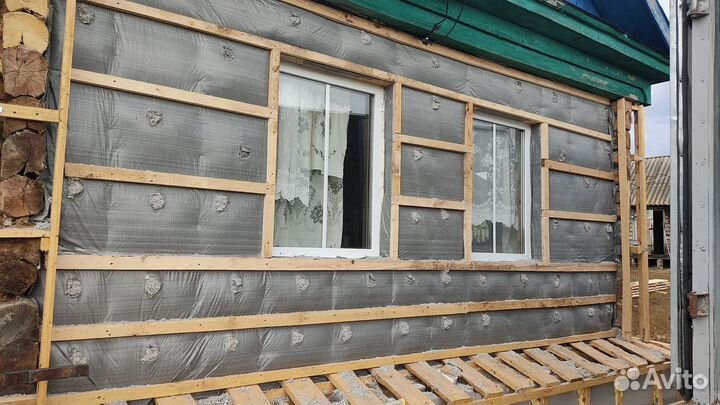 Утепление эковатой