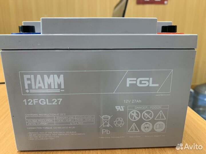 Аккумулятор fiamm 12FGL27