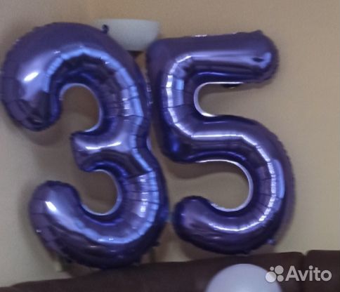 Объемные цифры шары