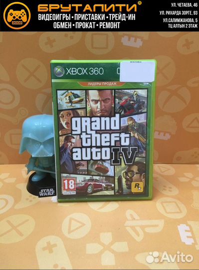 Xbox 360/One Grand Theft Auto IV (GTA 4) (английск