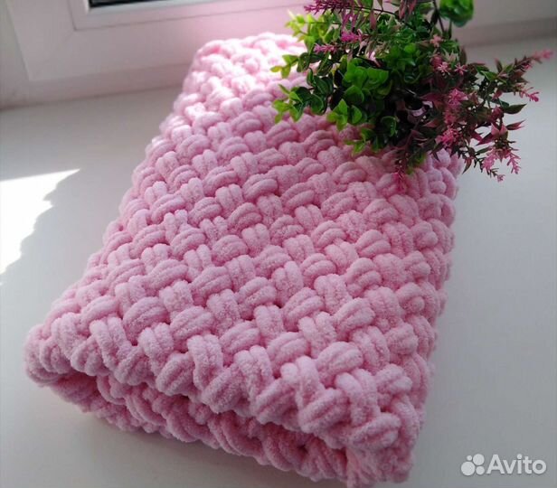 Плюшевый пледик для малышей