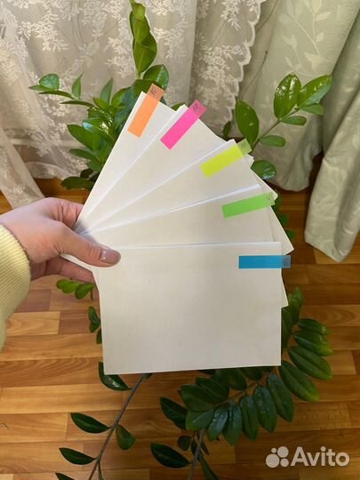 Конверт бумажный С6 (114х162мм) на водяном клее