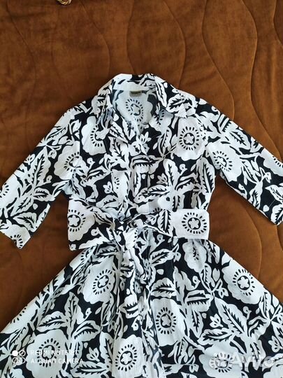 Платье Basic Line 100 хлопок 46-48+босоножки 38