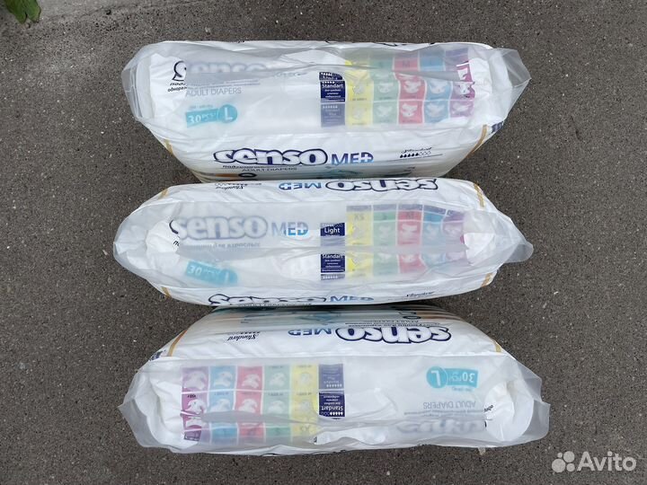 Памперсы для взрослых l 30 шт