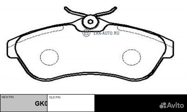 CTR ckpu-41 Колодки торм. (новый арт. GK0898)