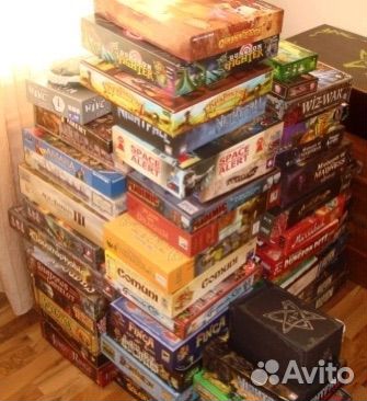 Настольные игры из домашней коллекции