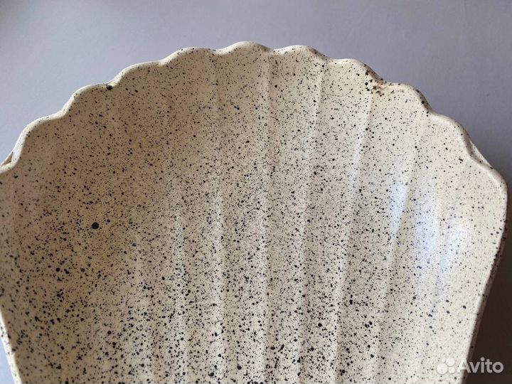 Салатник ракушка керамика