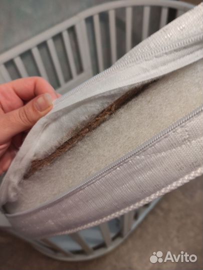 Детская кроватка круглая - овальная