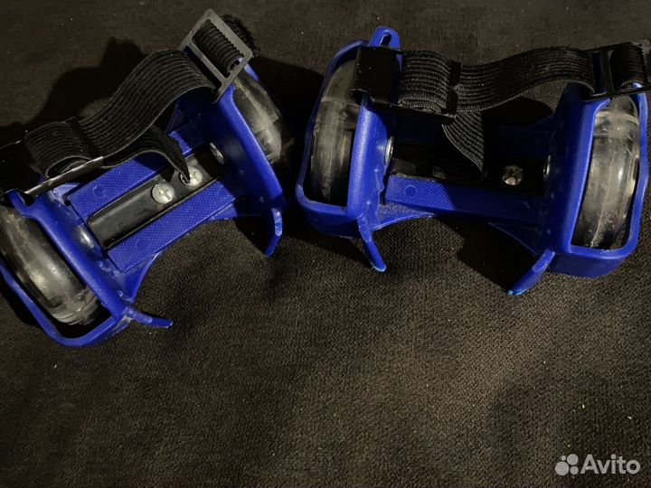 Ролики на пятку,светящиеся