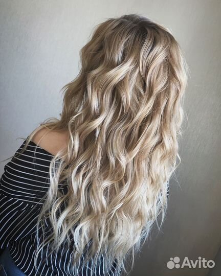 Укладка локоны