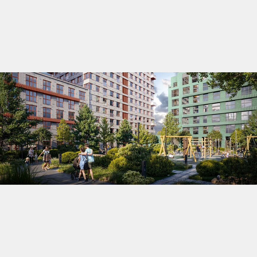 2-к. квартира, 65,8 м², 4/24 эт.