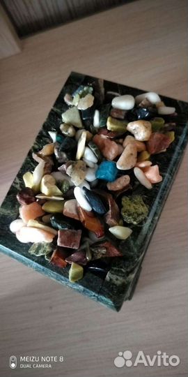 Шкатулки из натурального камня новые