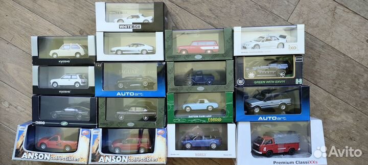 Модели 1/43 Ebbro, Norev, Autoart, Vitesse и др