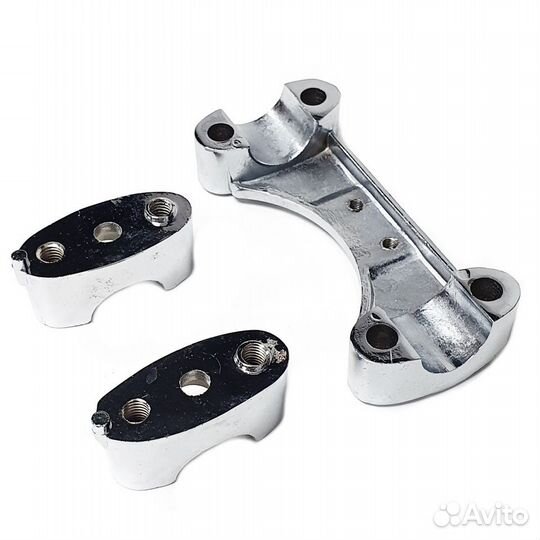 Крепление руля хром к-т Honda Joker 50/90