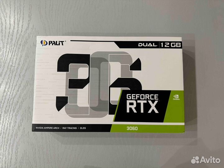 Новая видеокарта Palit nvidia GeForce RTX 3060