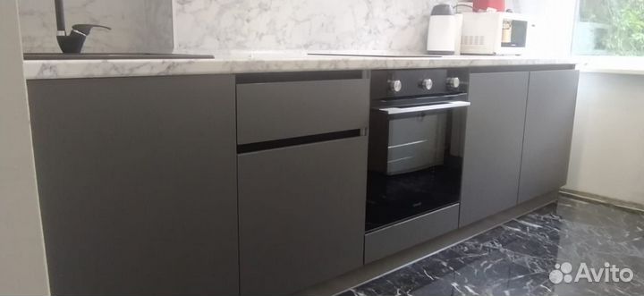 Прямая кухня по индивидуальному проекту