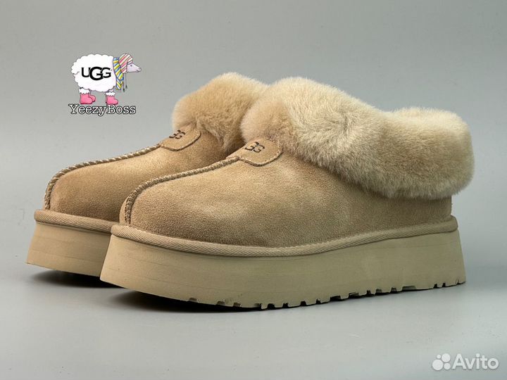 Ugg женские на платформе Ugg Platform Slipper Sand