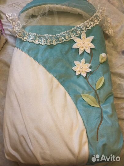 Конверт для новорождённого на выписку