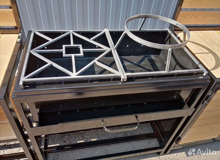 Кухня лофт для сада и веранд. Садовая мебель