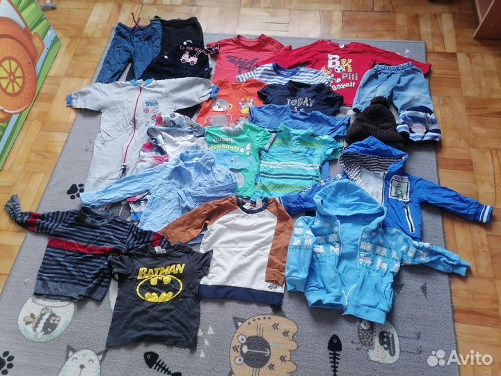 Детские вещи пакетом на мальчика 92 98