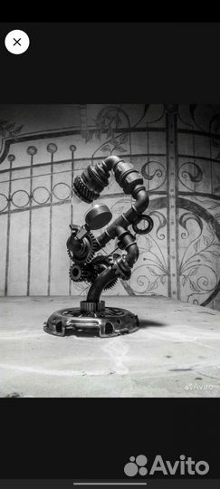 Стимпанк светильник