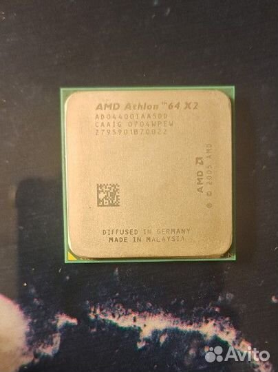 Процессор AMD Athlon 64 x2 2005 AMD сломанный