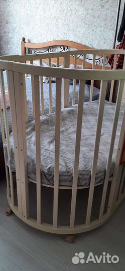 Детская кровать овальная 5в1 + подарки