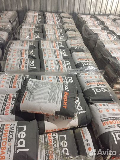 Баритовая штукатурка Реал, Баритовая смесь Реал