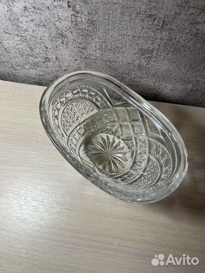 Хрустальная конфетница СССР