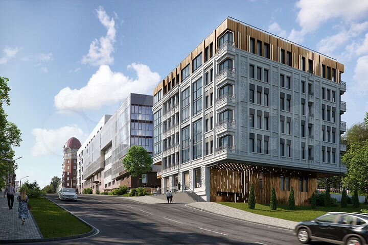 2-к. квартира, 54,7 м², 2/6 эт.